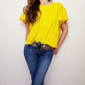 Surprise sale! NWT BP Rufled sleeves Top Size M